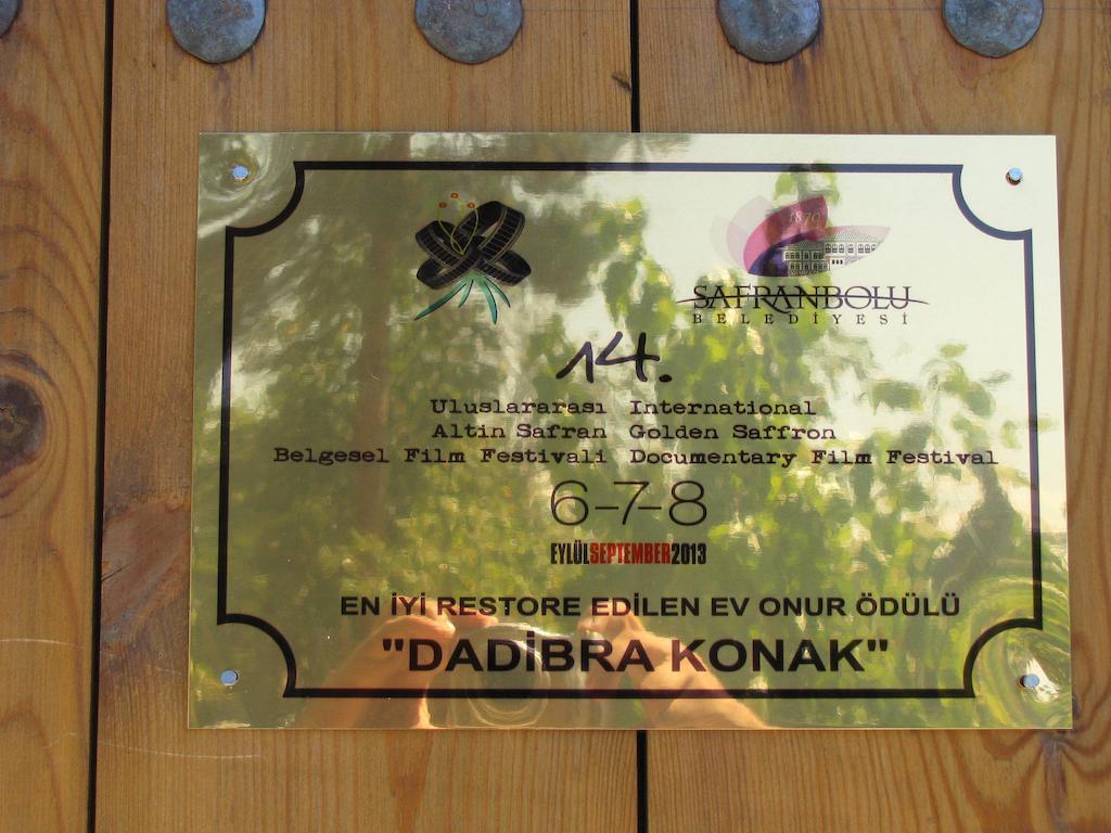 Dadibra Konak Hotel Safranbolu Exterior foto